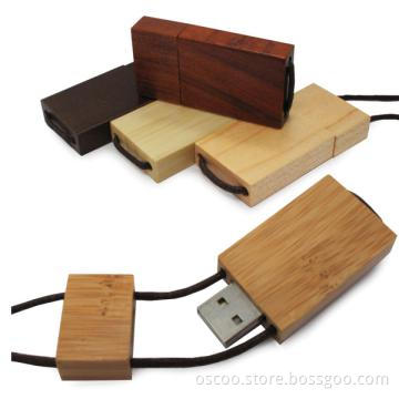 wooden usb flash drive, walnut, maple, bamboo materials